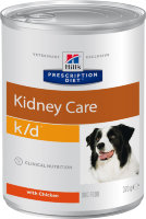 Hill's Prescription Diet k/d Kidney Care консервы для собак диета для поддержания здоровья почек с курицей