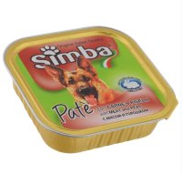Simba Dog консервы для собак паштет мясо и горох