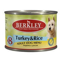 Berkley Adult Dog Menu Turkey & Rice № 8
