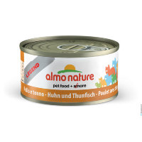 Almo Nature Legend Adult Cat Chicken&Tuna консервированный корм с цельными кусочками курицы и тунца в бульоне для взрослых кошек 