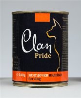 Консервы CLAN PRIDE для собак с желудочками индейки