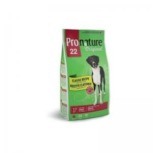 Pronature Original 22 корм для взрослых собак ягненок риc