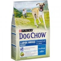 Purina Dog Chow для взрослых собак крупных пород старше 2 лет с индейкой