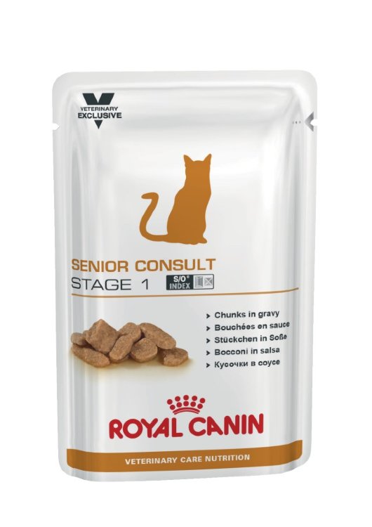 Royal Canin Senior Consult Stage 1 сухой корм с птицей для пожилых кошек и котов всех пород старше 7 лет без видимых признаков старения