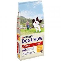Dog Chow Adult Active для взрослых собак любой породы, испытывающих большие физические нагрузки
