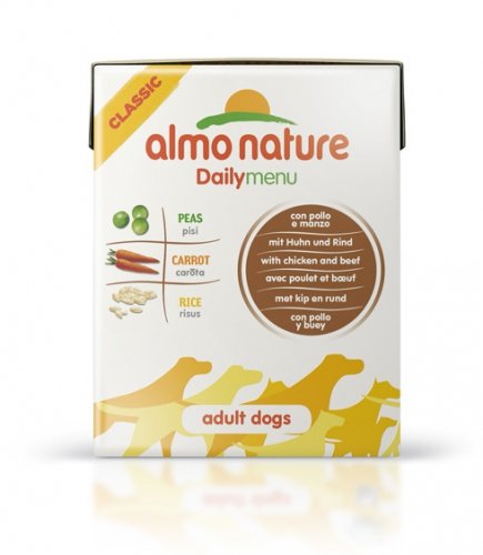 Almo Nature Daily Menu Adult Dog Chicken&Beef Tetrapack
