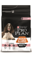 Pro Plan medium & large adult 7+ sensitive skin для пожилых собак средних и крупных пород с чувствительной кожей