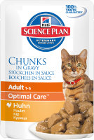 Hill's Science Plan Optimal Care пауч для кошек от 1 до 6 лет курица