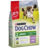 Purina Dog Chow Adult сухой корм для взрослых собак с ягнёнком