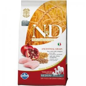 Farmina N&D Low Grain Dog Chicken & Pomegranate Adult низкозерновой для взрослых собак с курицей и гранатом