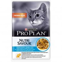 Purina Pro Plan Nutri Savour в паучах для взрослых кошек с чувствительной кожей с треской