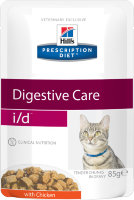 Hill's Prescription Diet i/d Digestive Care пауч для кошек диета для поддержания здоровья ЖКТ с курицей