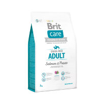 Сухой беззерновой корм Brit Care Grain-free Adult Salmon & Potato для взрослых собак всех пород с лососем и картофелем 