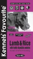 Kennels` Favourite Lamb and Rice корм для взрослых собак предрасположенных к аллергии c ягненком и рисом