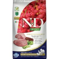 Farmina N&D Dog Grain Free quinoa weight management lamb корм для собак для контроля веса с ягненком и киноа