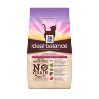 Hill's Ideal Balance No Grain натуральный беззерновой корм для кошек от 1 года до 7 лет с тунцом и картофелем