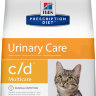 Hill's Prescription Diet c/d Multicare Urinary Care корм для кошек диета для поддержания здоровья мочевыводящих путей курица