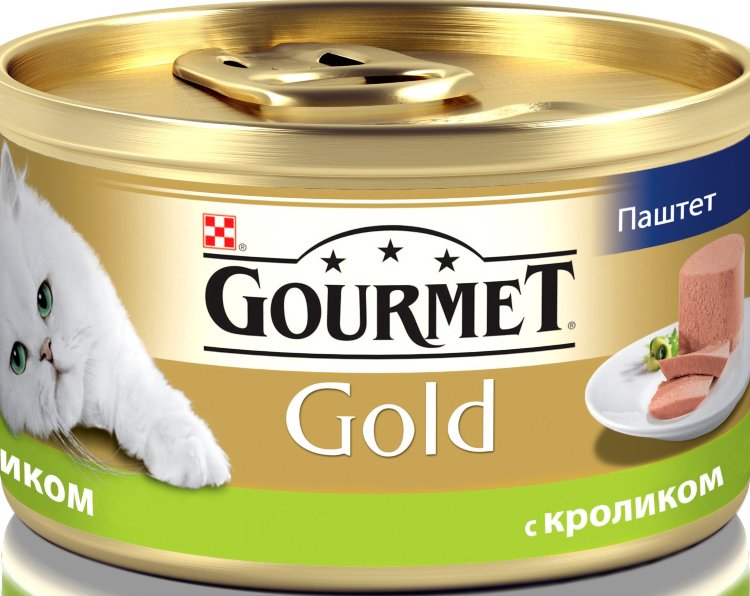 Gourmet Gold Паштет для кошек, с кроликом