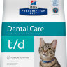 Hill's Prescription Diet t/d Dental Care корм для кошек диета для поддержания здоровья ротовой полости курица