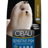 Farmina Cibau Sensitive Fish Mini для взрослых собак мелких пород для снижения риска развития аллергических реакций