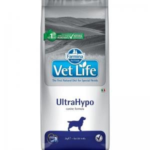 Farmina Vet Life Natural Diet Dog Ultrahypo для собак при пищевой аллергии, атопии