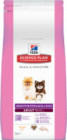 Hill's Science Plan Sensitive Skin & Stomach - Small & Miniature корм для собак мелких пород для здоровья ЖКТ, кожи и шерсти с курицей
