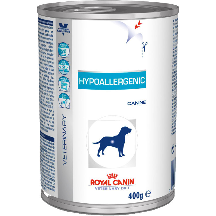 Royal Canin Hypoallergenic Canine гиппоаллергенный для питания взрослых собак, кроме беременных и кормящих 12 шт.