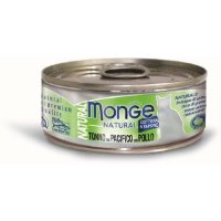 Monge Cat Natural консервы для кошек тунец с курицей