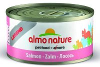 Almo Nature Legend Adult Cat Salmon консервированный корм с цельными кусочками лосося в бульоне для взрослых кошек